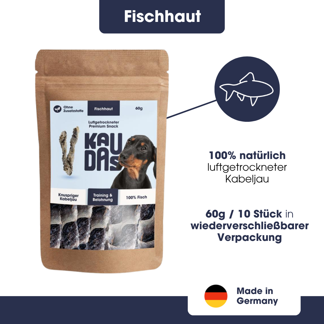Fischhaut Fit-Knusper Stangen (60g)
