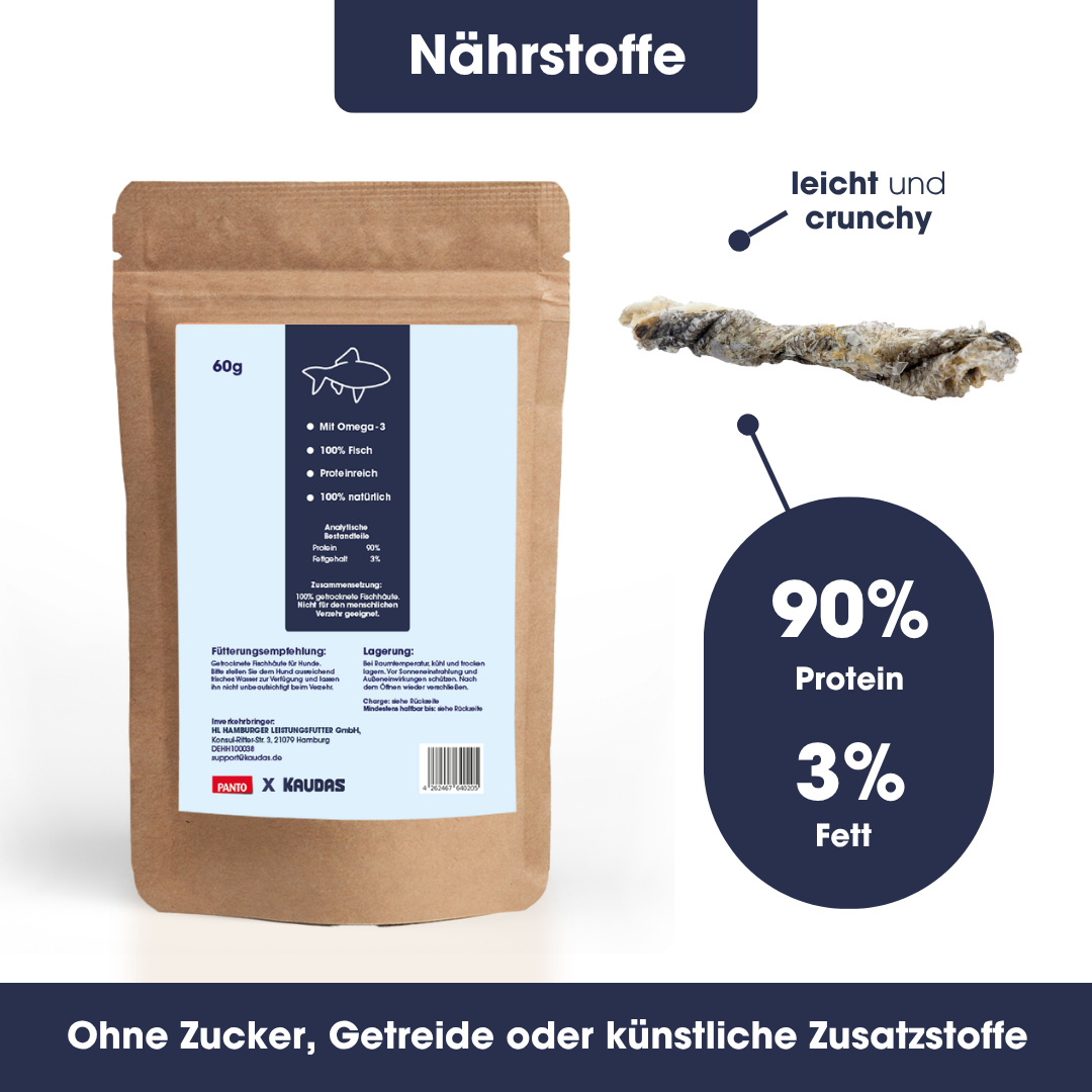 Fischhaut Fit-Knusper Stangen (60g)