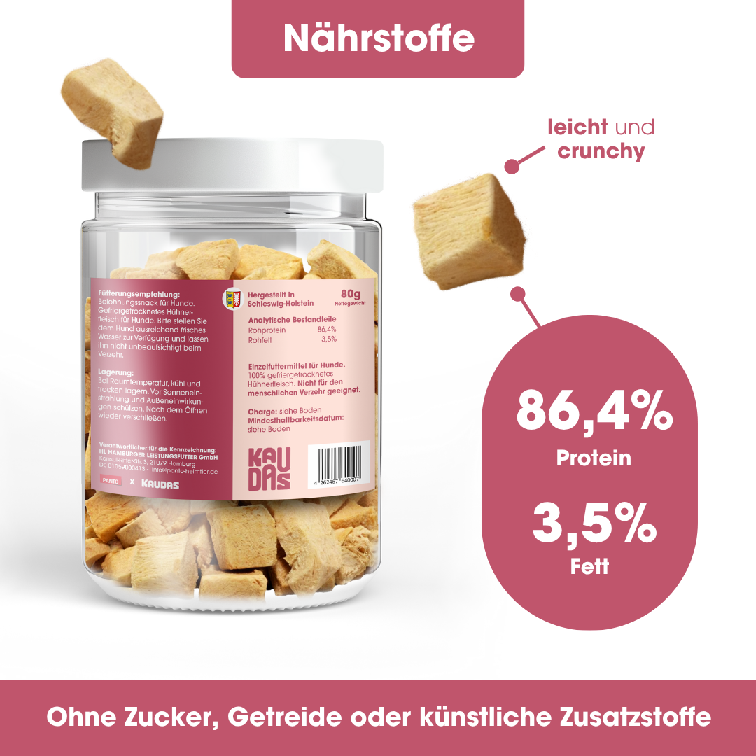 ChickenPur natural snack (80g = 320g fresh)