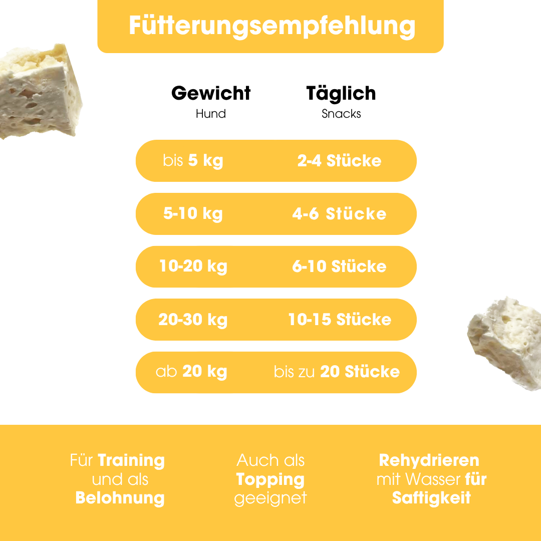 KäsePur natural snack (150g = 326g fresh)