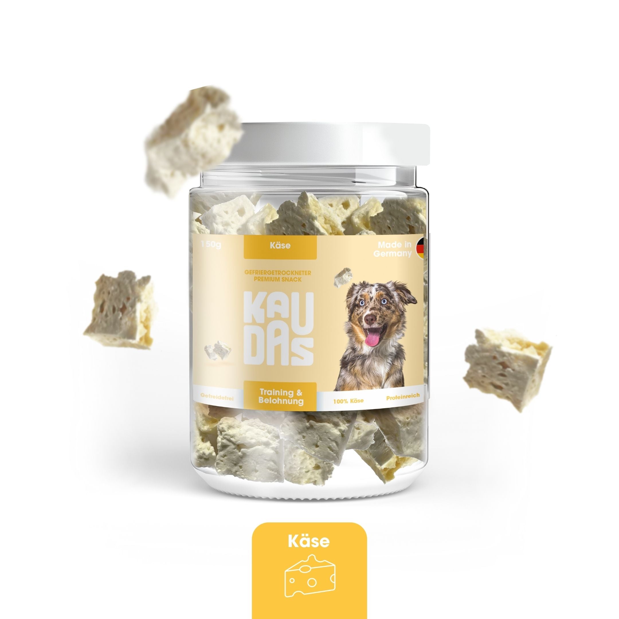 KäsePur natural snack (150g = 326g fresh)