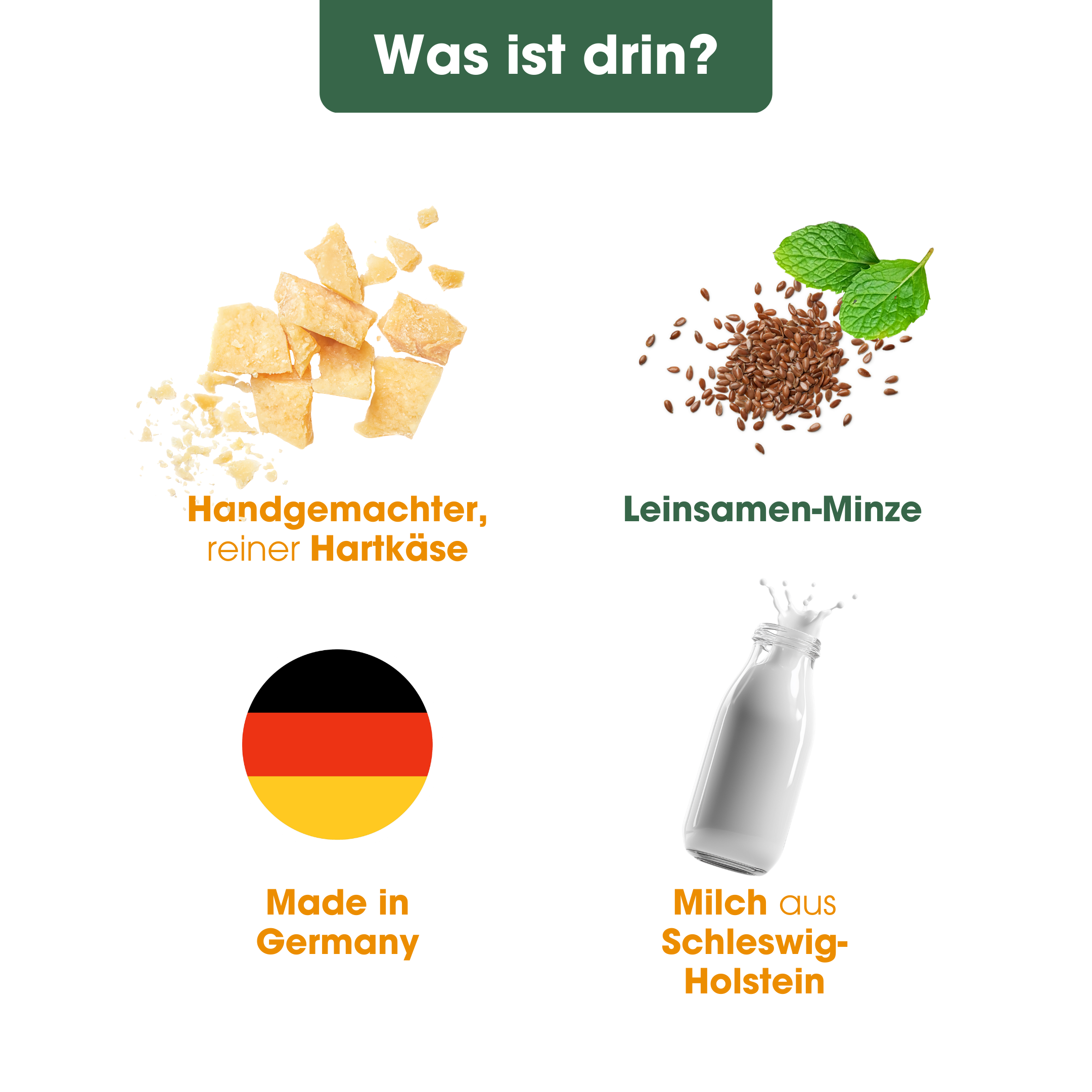 KauDas Chewable Cheese Flaxseed Mint