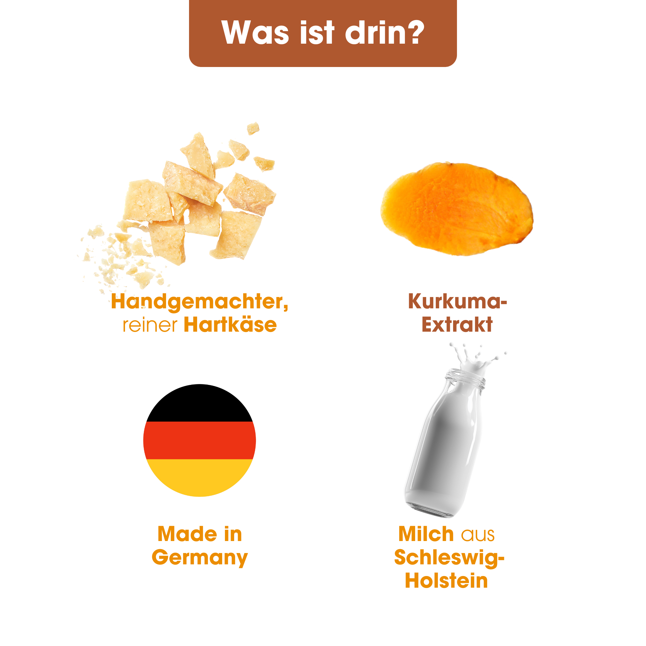 KauDas Käsestange "Kurkuma" Multipack