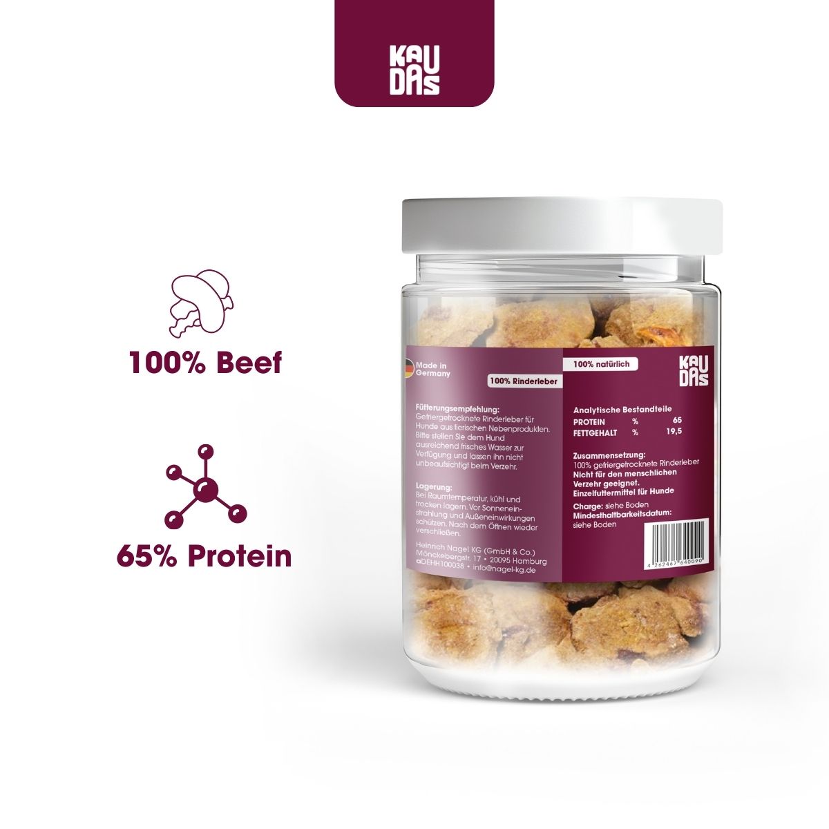 RinderleberPur Natursnack (90g)