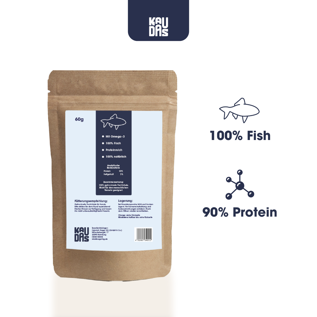 Fischhaut Fit-Knusper Donuts (60g)