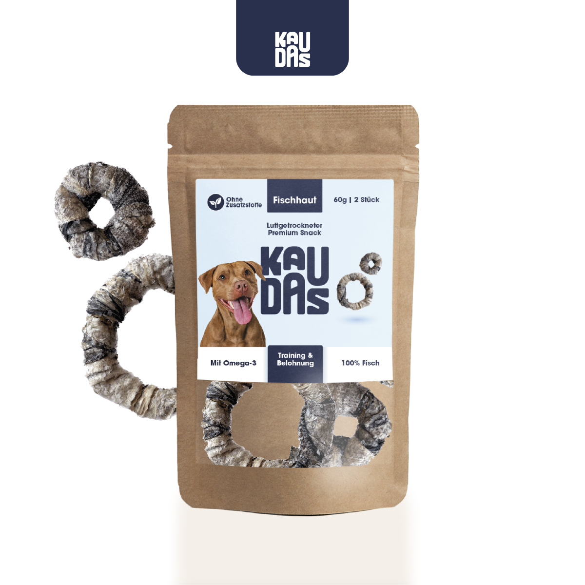 100% Cod-Skin Chews - Bars (50g)