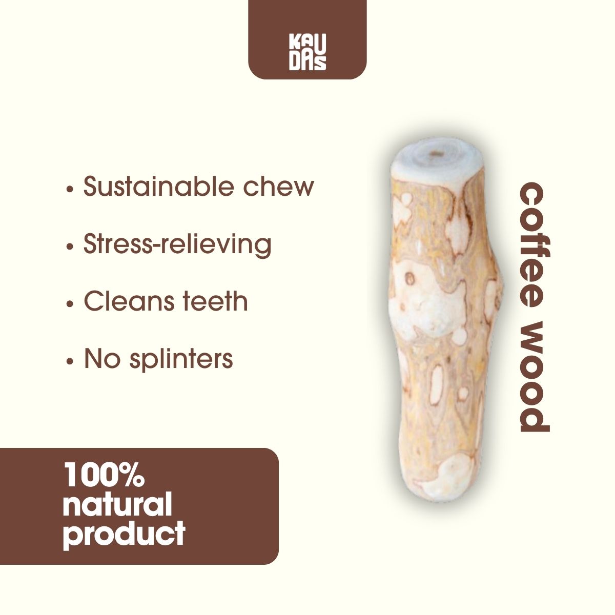 Natural Coffee Wood Chews
