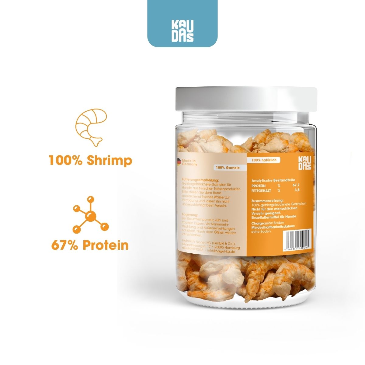 GarnelePur Natursnack (50g)