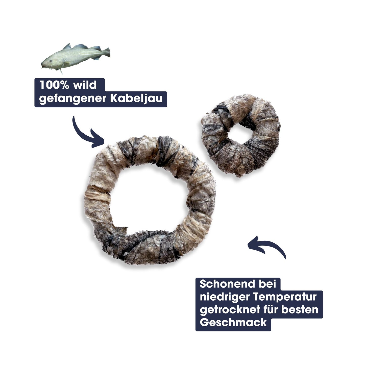 Fischhaut Fit-Knusper Donuts (60g)