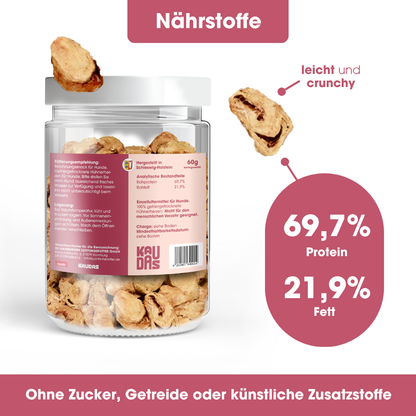 Chicken heartsPure natural snack (60g = 286g fresh)