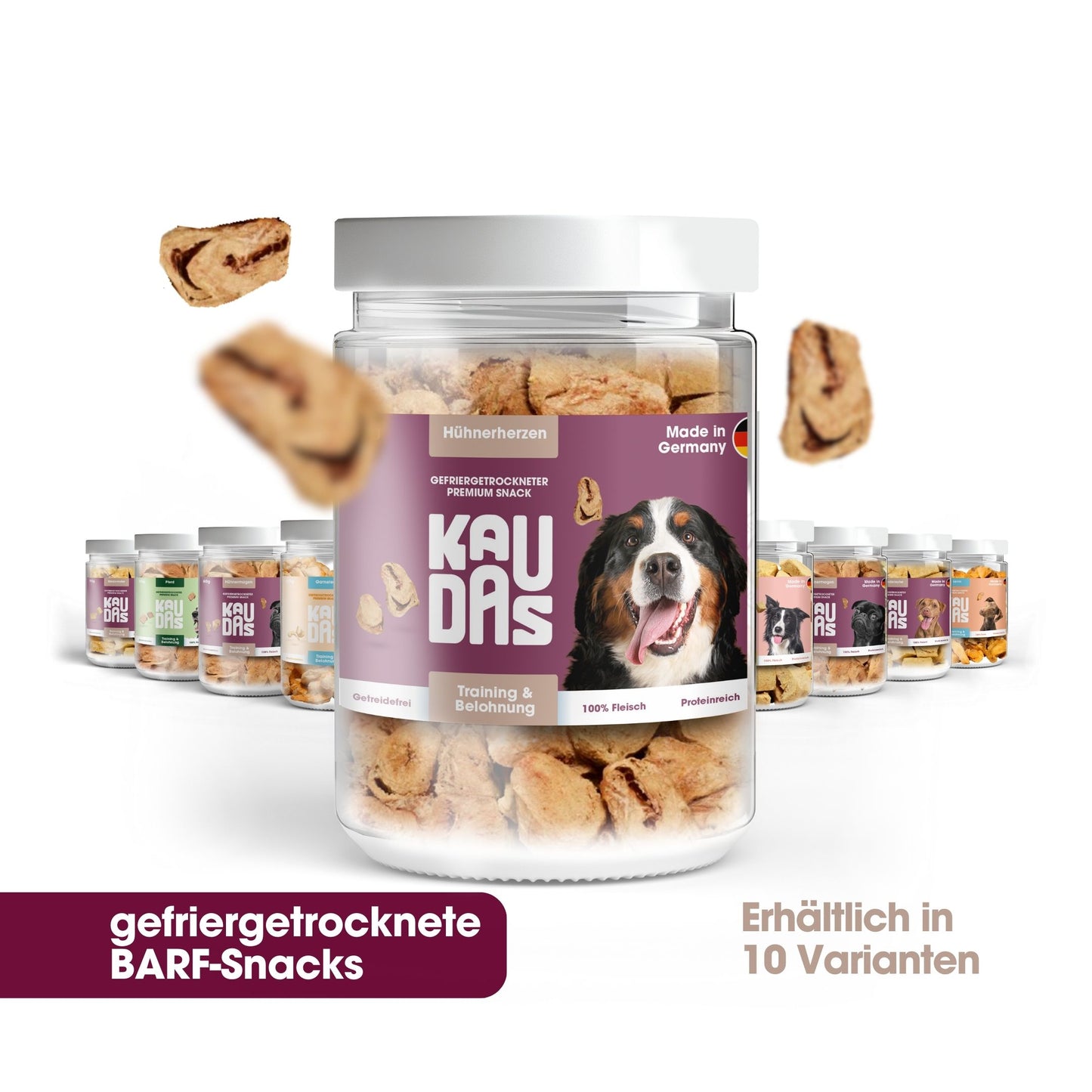 HühnerherzenPur Natursnack (60g)