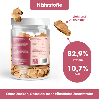 Chicken gizzard pure natural snack (60g = 324g fresh)