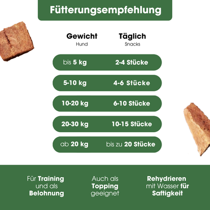 PferdPur natural snack (80g = 333g fresh)