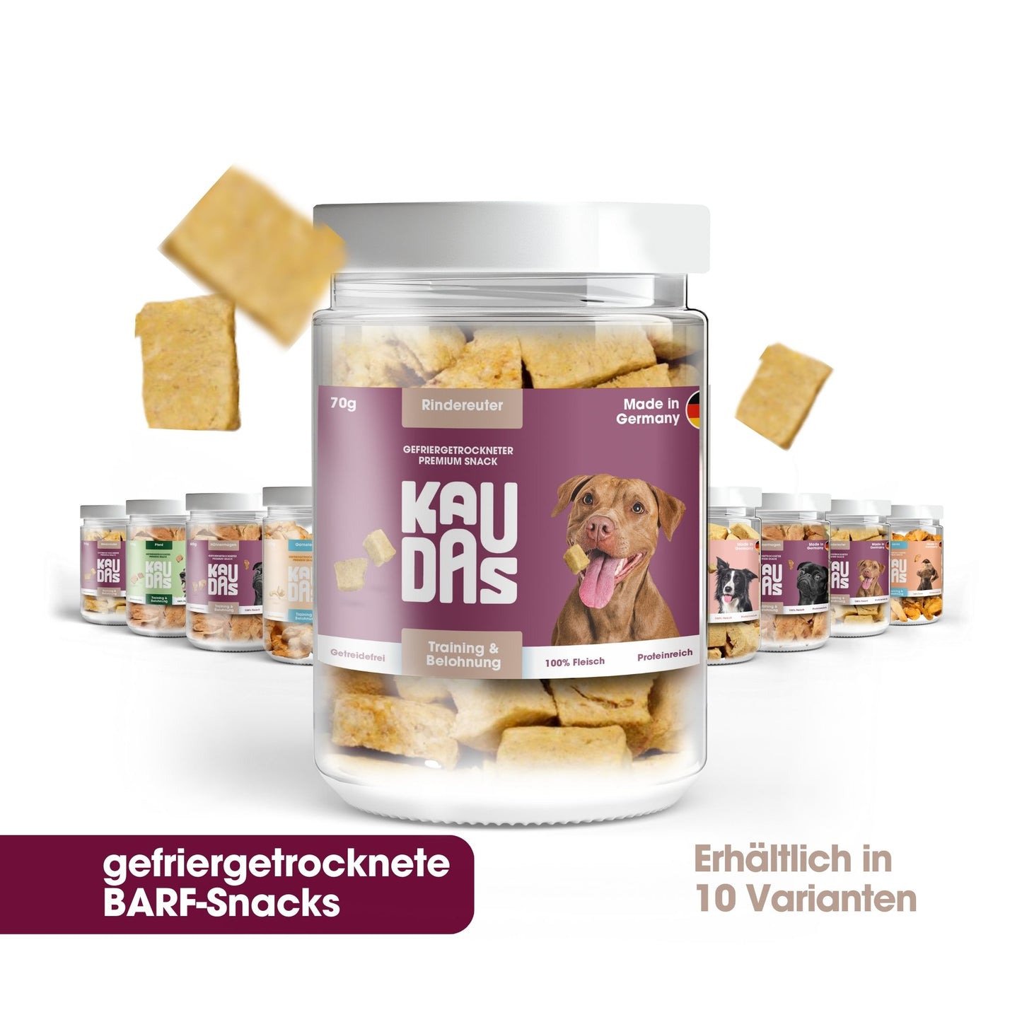 Freeze-Dried Beef Udder (70g)