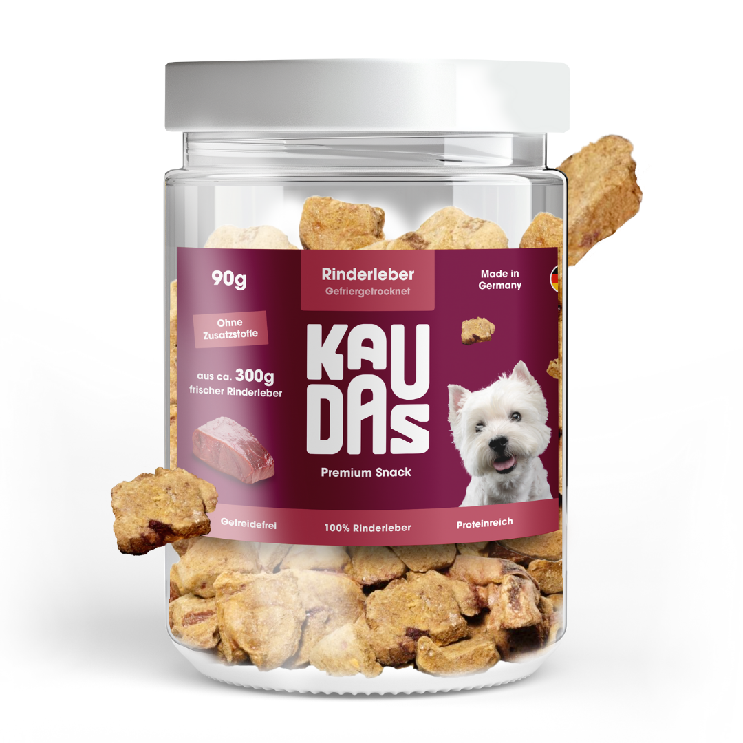 Beef liver pure natural snack (90g = 300g fresh)