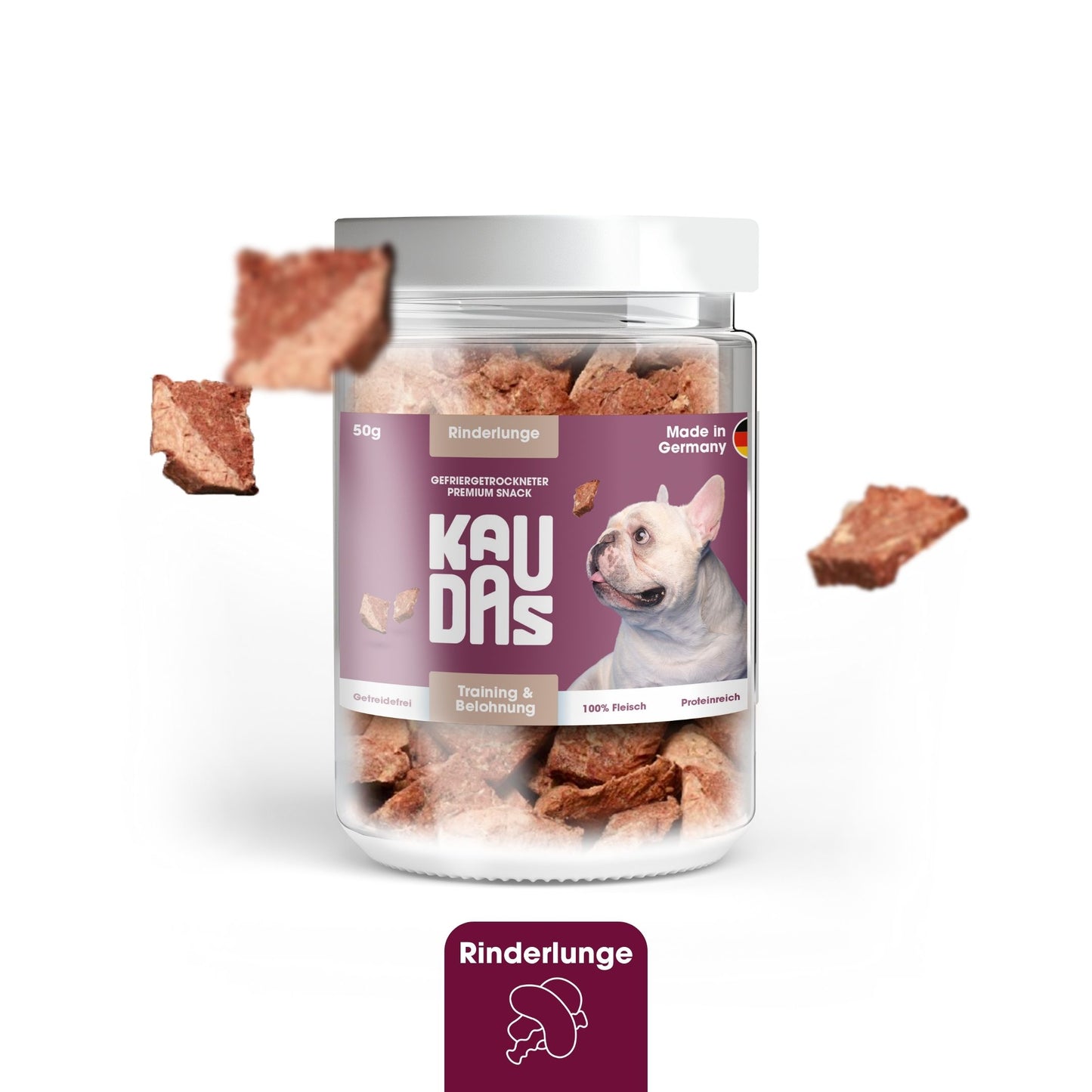 RinderlungePur Natursnack (50g)