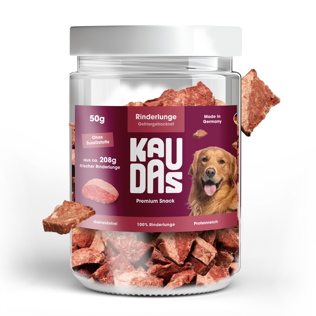 Beef lung pure natural snack (50g = 208g fresh)