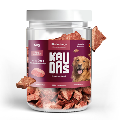 Beef lung pure natural snack (50g = 208g fresh)